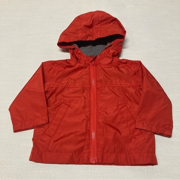 GYMBOREE | Burnt Orange Windbreaker Jacket 6-12 Months - Picture 1 of 13